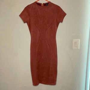 Mauve midi dress